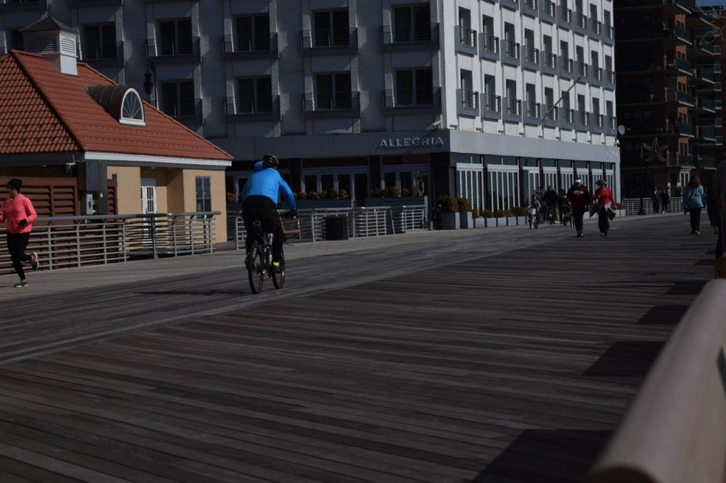 biking